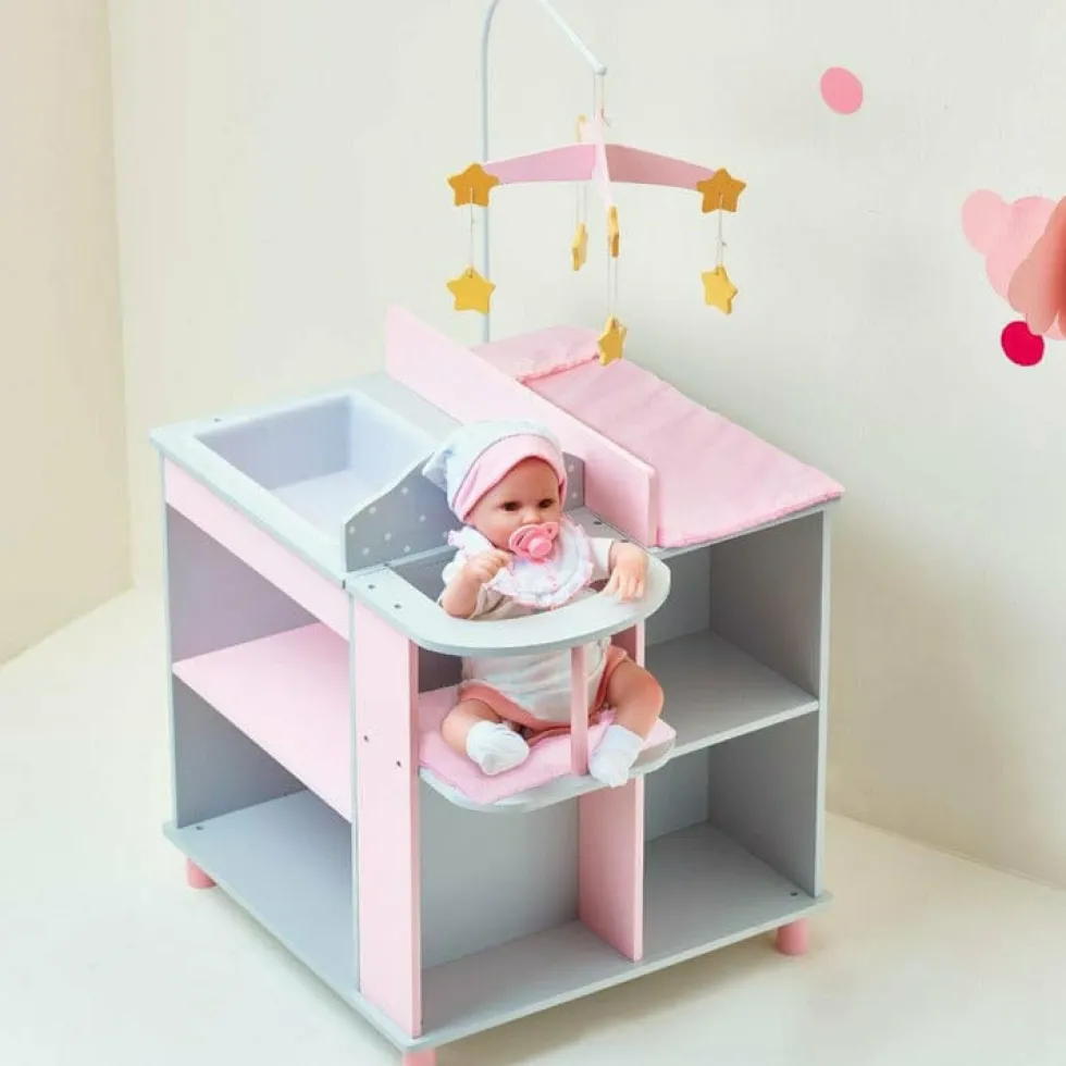 Polka Dots Princess Baby Doll Changing Station