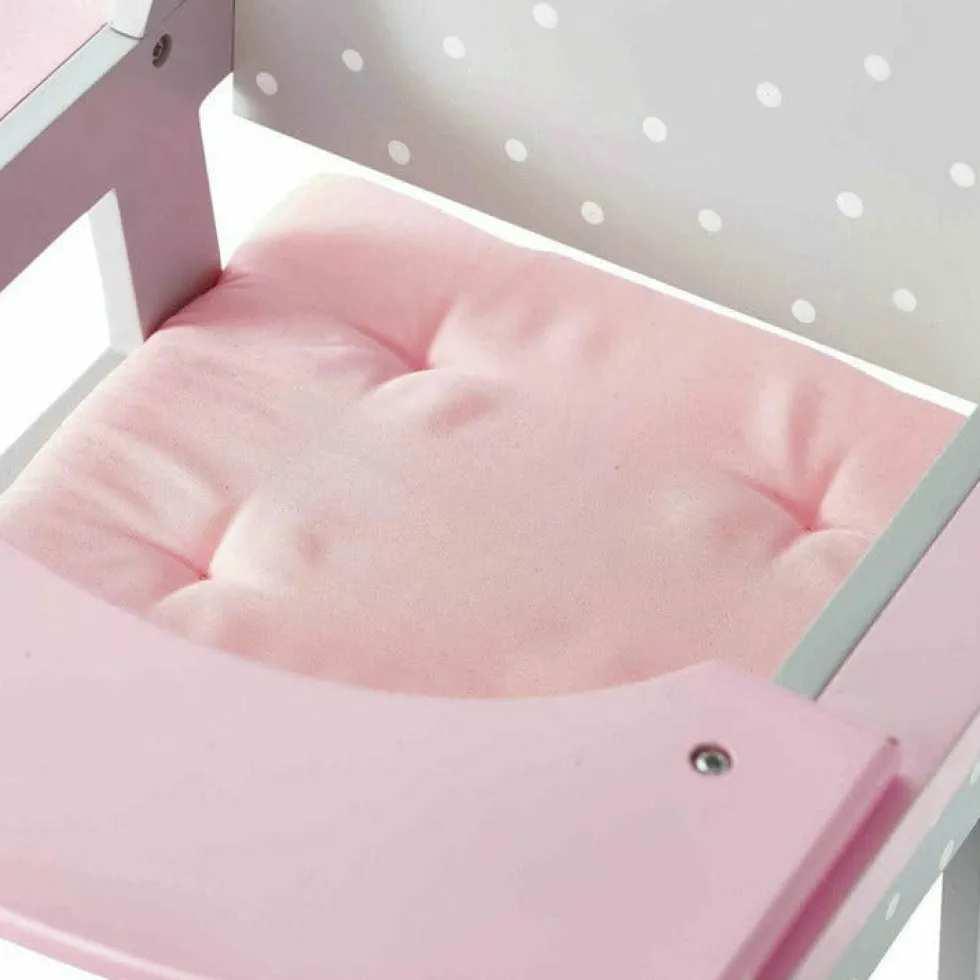 Polka Dots Princess Baby Doll High Chair - Grey