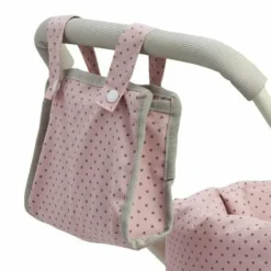 Polka Dots Princess Deluxe Baby Doll Stroller - Pink