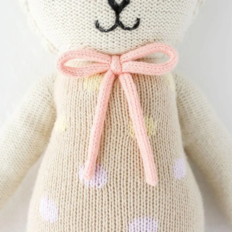Regular 20" Lucy the Lamb (Pastel) Hand-Knit Doll