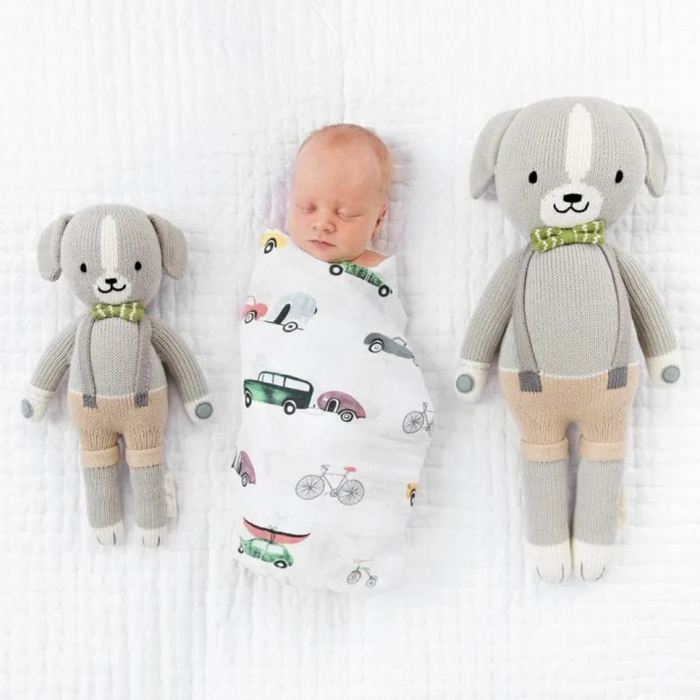Regular 20" Noah the Dog Hand-Knit Doll