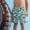 Retro Hot Wheels - Boys Swim Trunks
