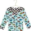 Retro Hot Wheels - Long Sleeve Reversible Kids Jacket