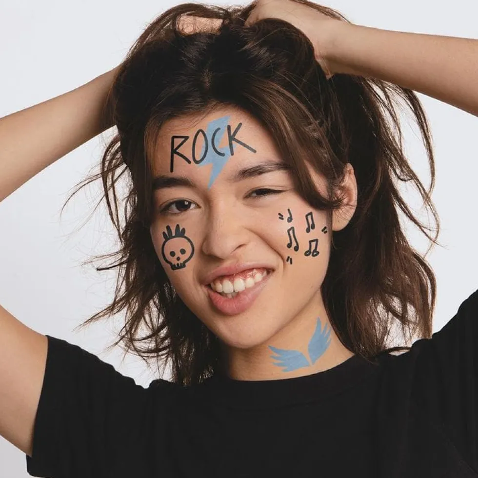Rock 'N Roll Tattoo Pen Set for Kids
