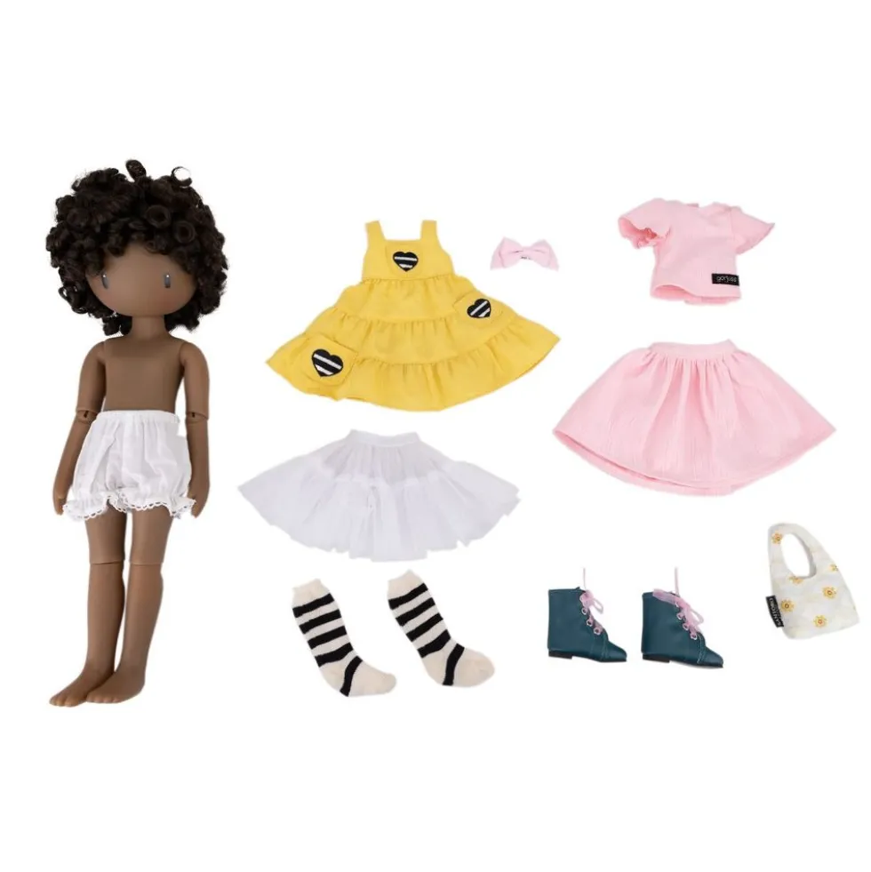Santoro London's Gorjuss x Ruby Red Fashion Friends - Pocket Full Of Sunshine Doll