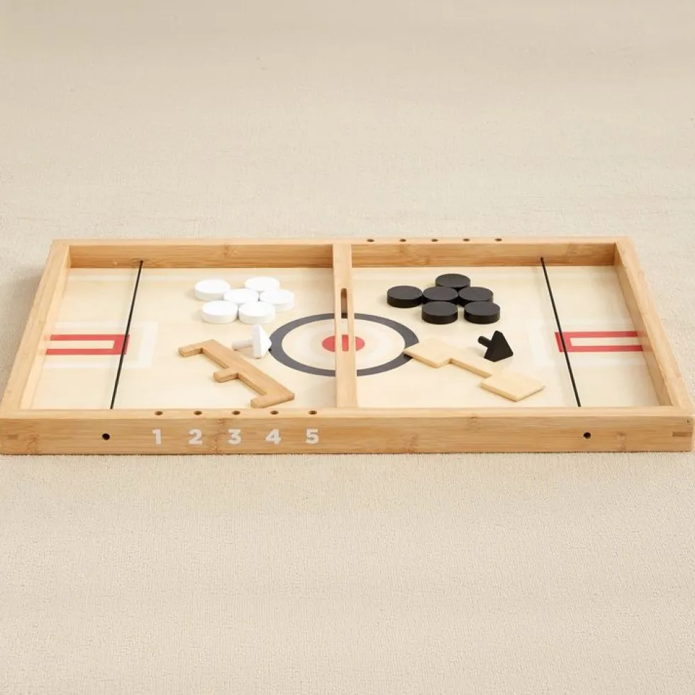 Sling-A-Ling Wooden Table Hockey Game
