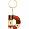 Small Initial FAO Keychain - Letter D