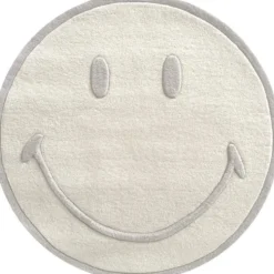 Smiley Rug - White - Small