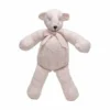 Soft Pink Cable Knit Plush Teddy Bear