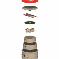 Stage Stars Wooden Guitar and Drum Set