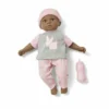 Sweet Smiles Baby Doll - Pink Outfit with Dark Skin Tone
