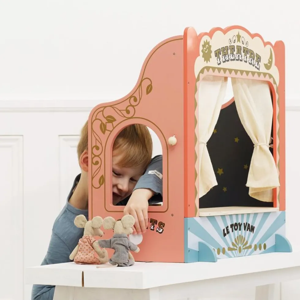 Tabletop Puppet Wooden Theater