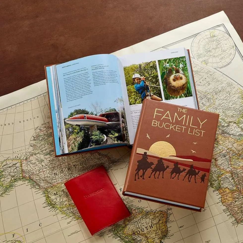 The Family Bucket List Book Leather Edition