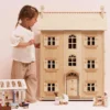 The Grand Natural Wood Doll House