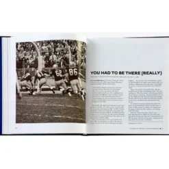 The Story of Football in 100 Photographs Book by Sports Illustrated - Navy