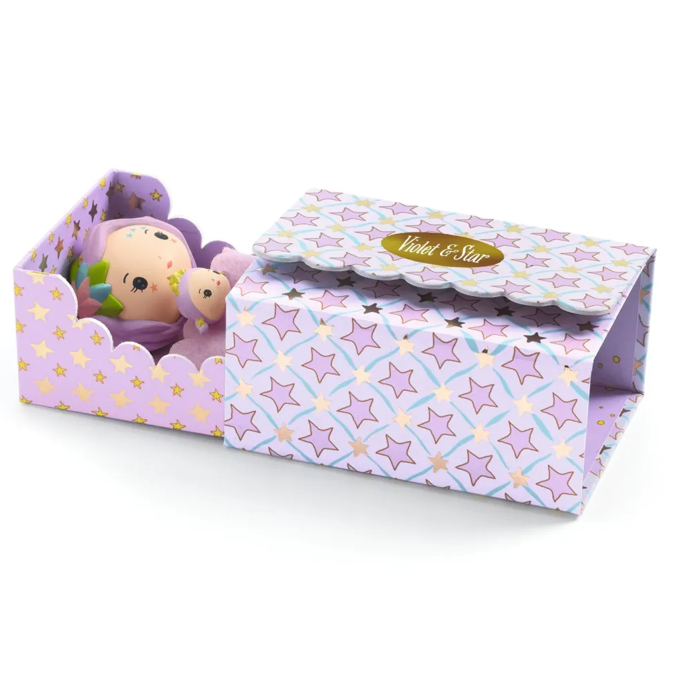 Tinyly Violet Tinyroom with Figurines