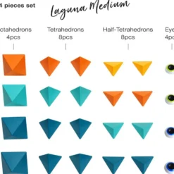 Trido Laguna Medium Magnet Building Set - 24 Pieces