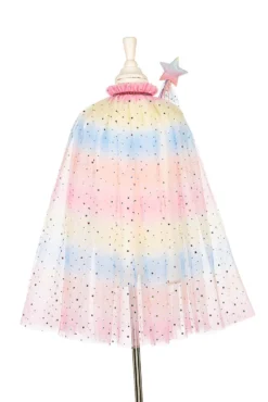 Unicorn Costume Cape Set with Headband & Wand - 5-7 Years