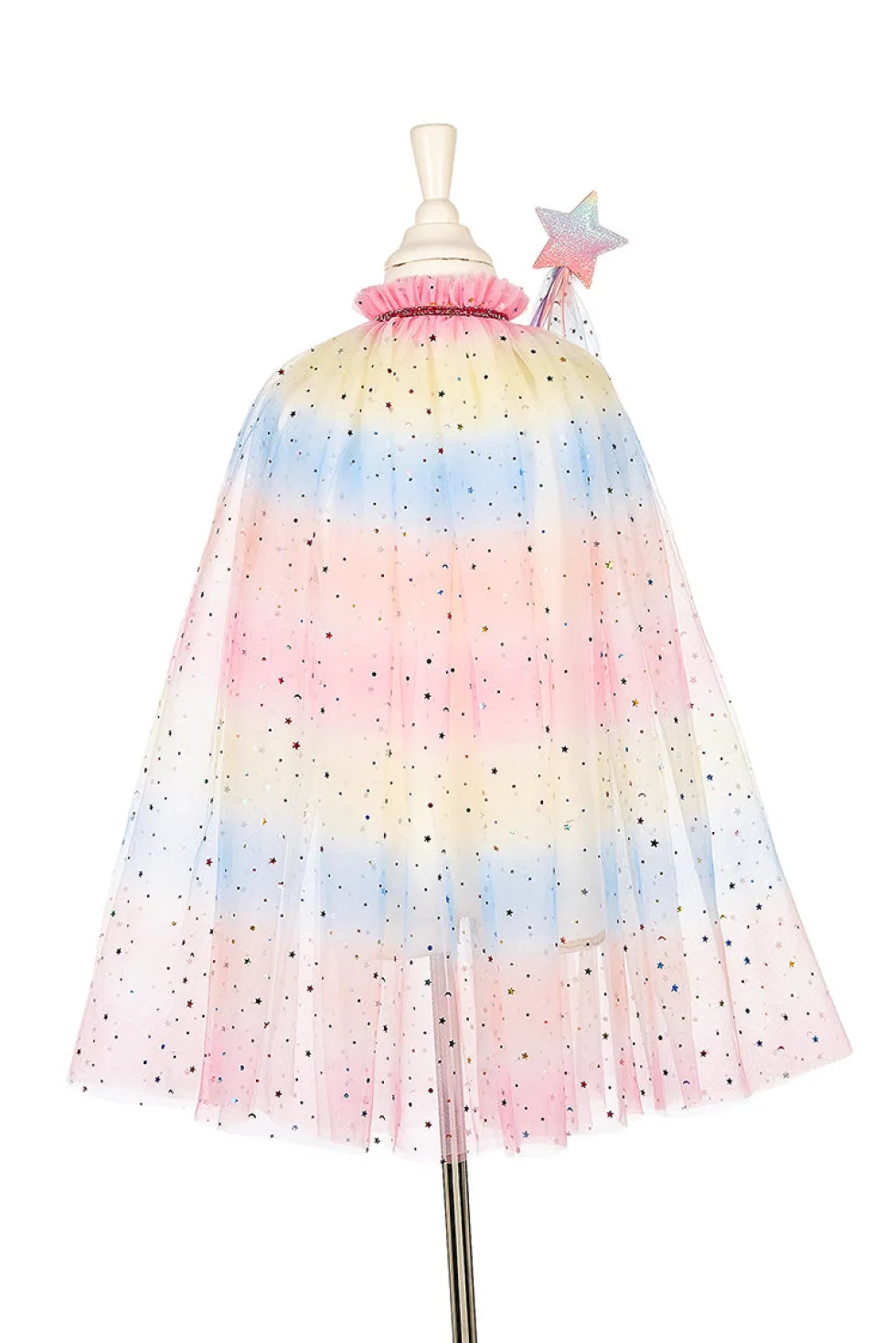 Unicorn Costume Cape Set with Headband & Wand - 5-7 Years