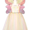 Valerie Fairy Costume Dress & Wings Set - 5-7 Years