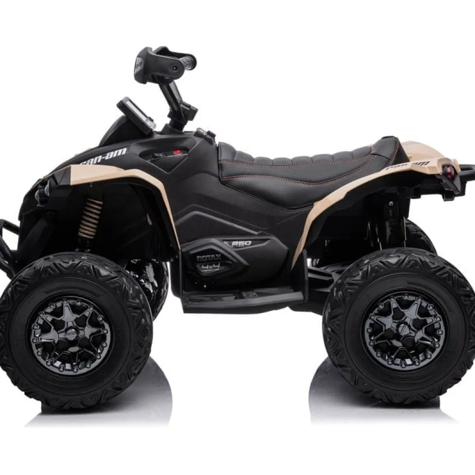24V Can Am Renegade 1-Seater ATV Ride On - Khaki