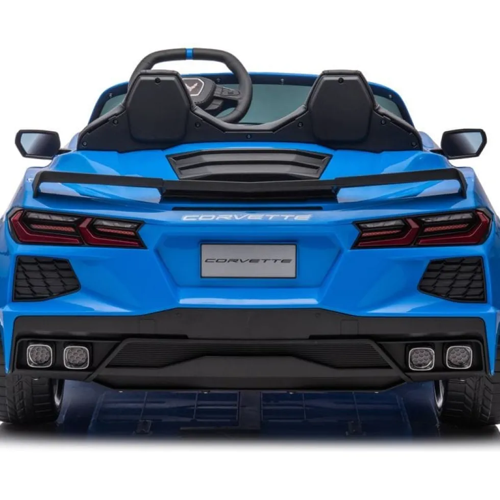 24V Chevrolet Corvette C8 2 Seater Ride on - Blue