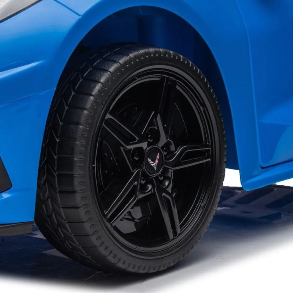 24V Chevrolet Corvette C8 2 Seater Ride on - Blue