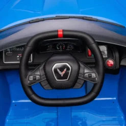 12V Corvette C8 1-Seater Ride On Car - Blue