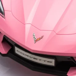 12V Corvette C8 1-Seater Ride On Car - Pink