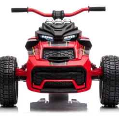 24V Freddo Spider 3-Wheel Motorcycle 2-Seater Ride On - Red