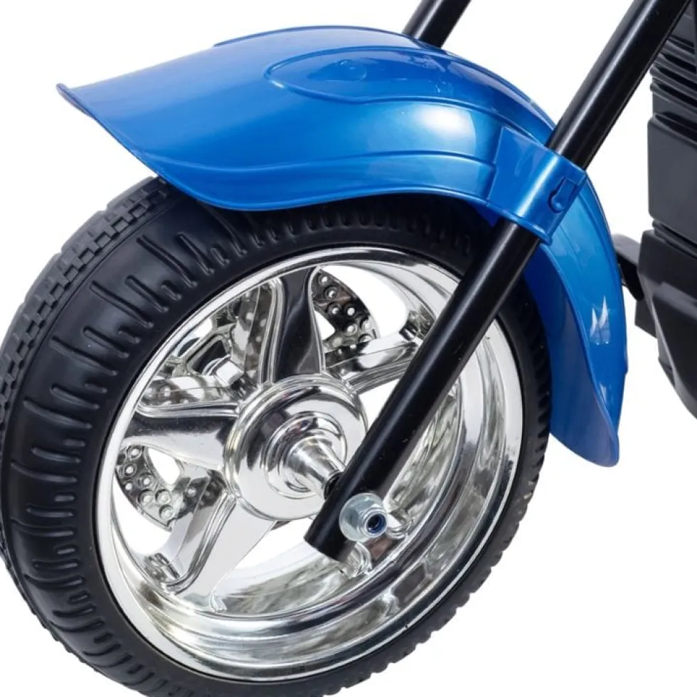 6V Freddo Toys Chopper Style Ride On Trike - Blue
