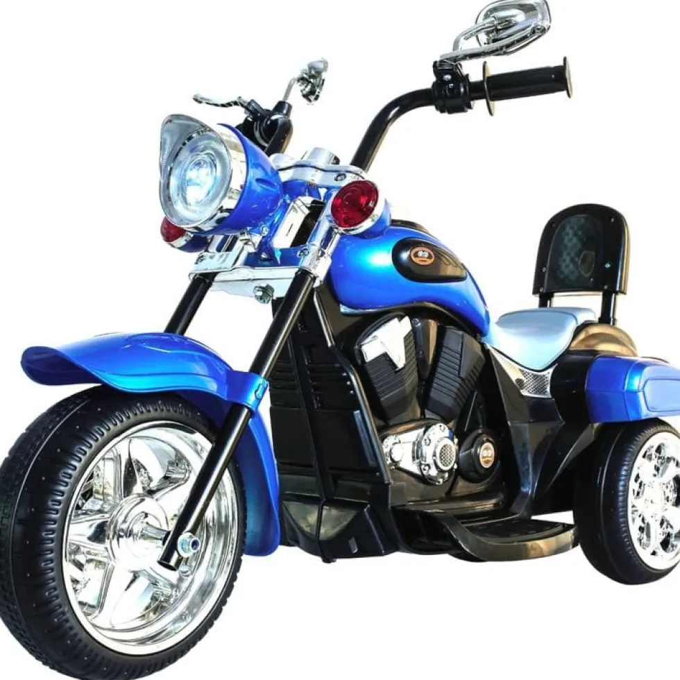 6V Freddo Toys Chopper Style Ride On Trike - Blue