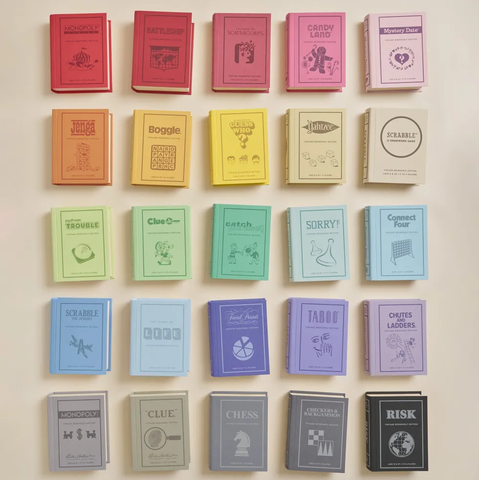 Vintage Bookshelf Games – 25-Pack
