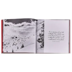 Vintage Skiing Book Leather Edition