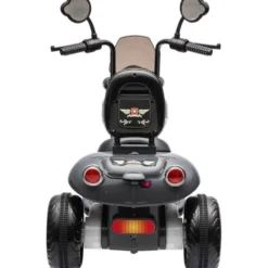 12V Kids Cruiser 1-Seater Motorcycle - Black