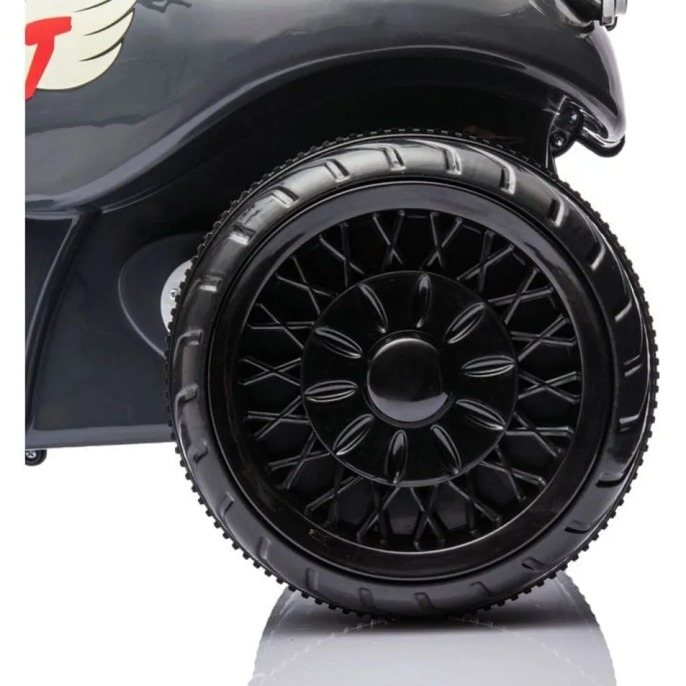 12V Kids Cruiser 1-Seater Motorcycle - Black