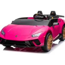 24V Lamborghini Huracan 2-Seater Electric Ride On - Pink