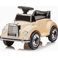 6V Mercedes Benz 300S 1-Seater Mini Ride On Car - Beige