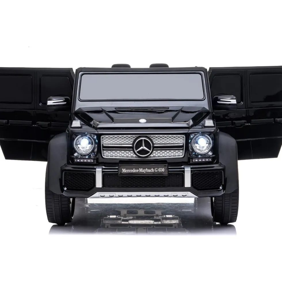 12V Mercedes Maybach G650 Landaulet 1-Seater Ride-On Car - Black