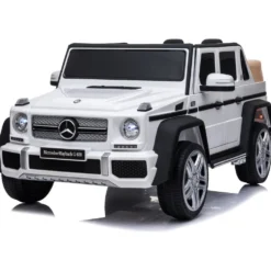 12V Mercedes Maybach G650 Landaulet 1-Seater Ride-On Car - White