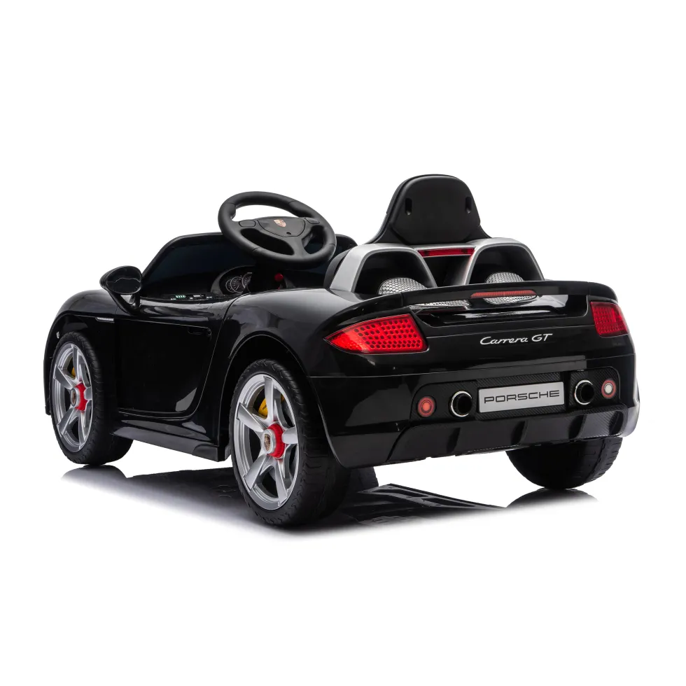 12V Porsche Carrera GT 1 Seater Ride On Car - Black