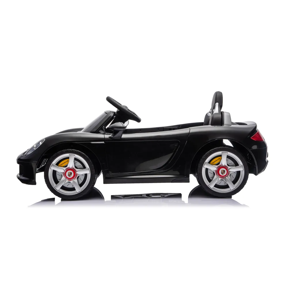 12V Porsche Carrera GT 1 Seater Ride On Car - Black
