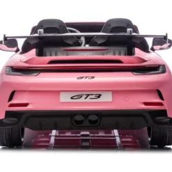 24V Porsche 911 GT3 2-Seater Kids Ride-On Car with Remote Control - Pink