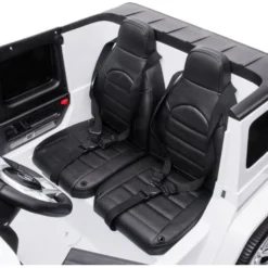 24V 4x4 Mercedes Benz G63 AMG 2 Seater Ride On Car - White