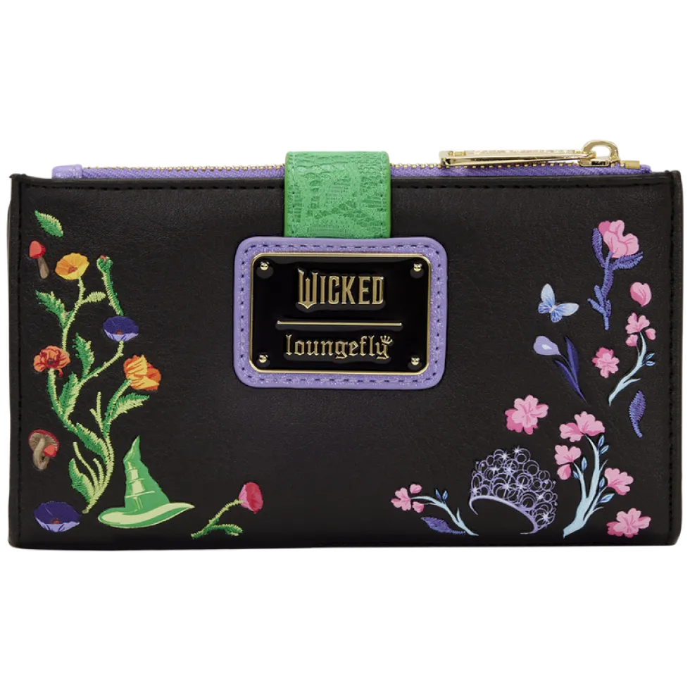 Wicked Glinda & Elphaba Floral & Lace Flap Wallet