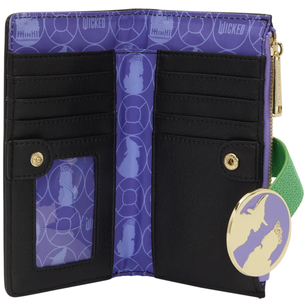 Wicked Glinda & Elphaba Floral & Lace Flap Wallet