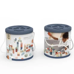 Wood Building Blocks Set of 50