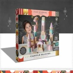 Wood Castle Blocks 75pcs