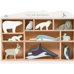 Wooden Polar Animals Set