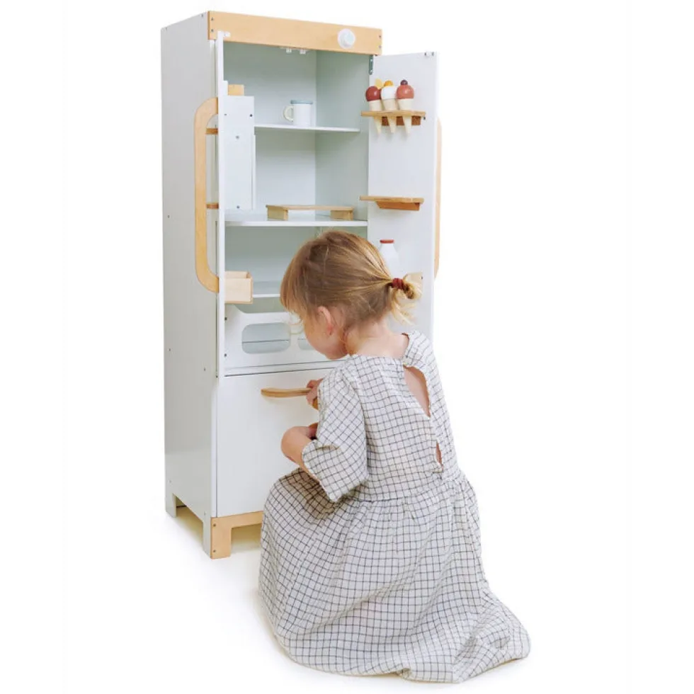Wooden Pretend Play Refrigerator